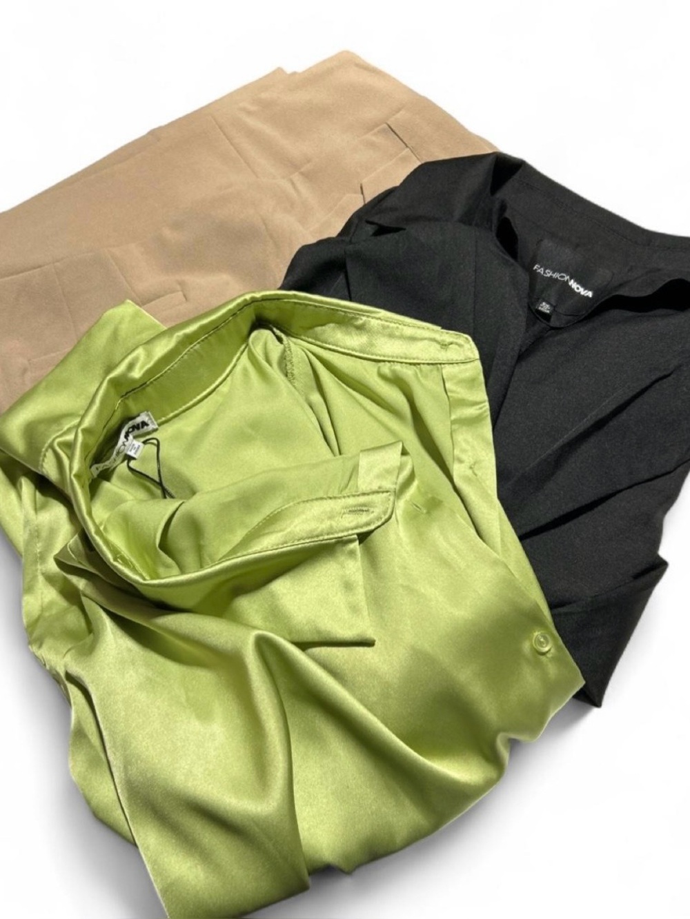 Sz 2X Blouse + Blazer + Pants Bundle - Fashion Nova, & SOHO Pants